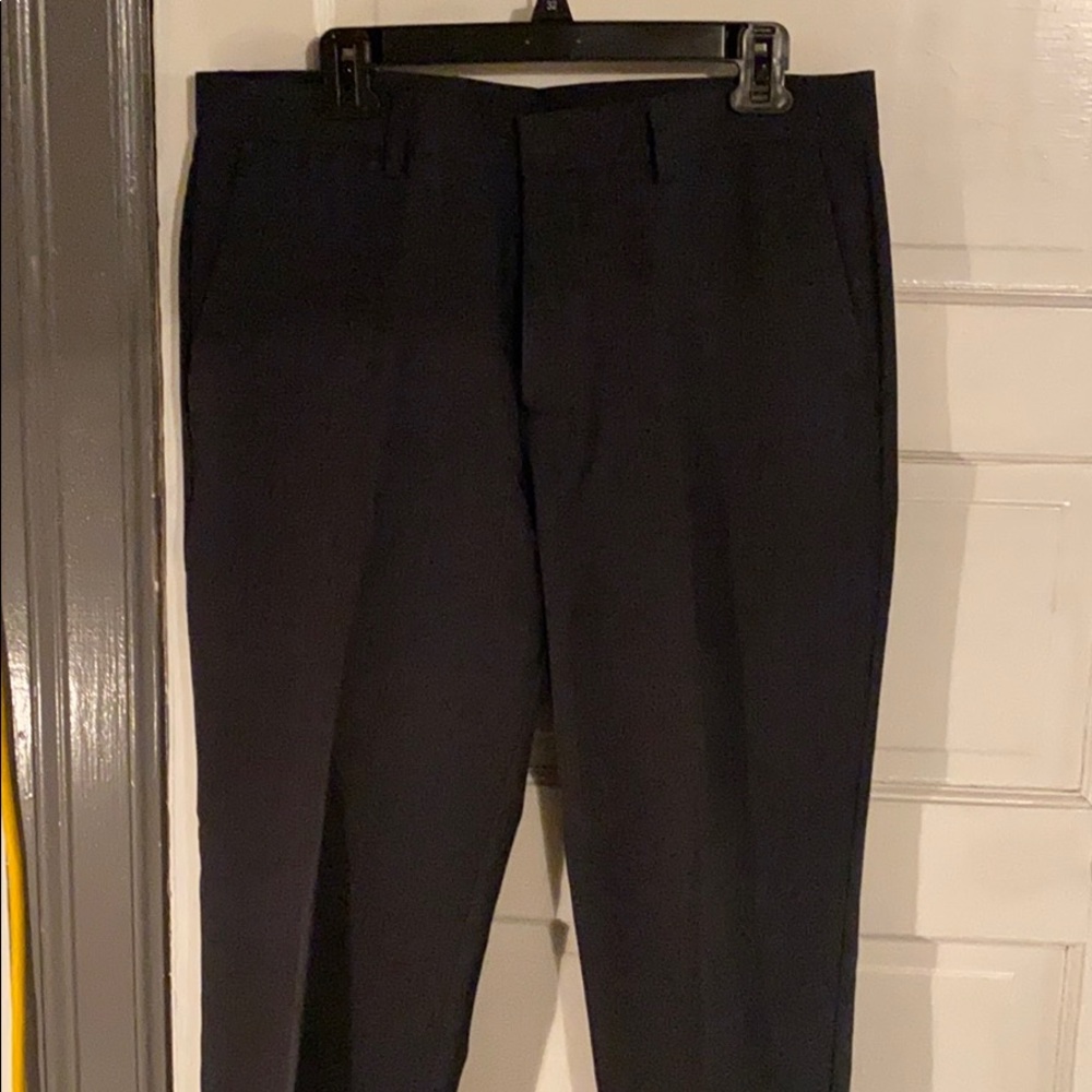 Perry Ellis Portfolio 32x30 Dress Pants-Dark Gray